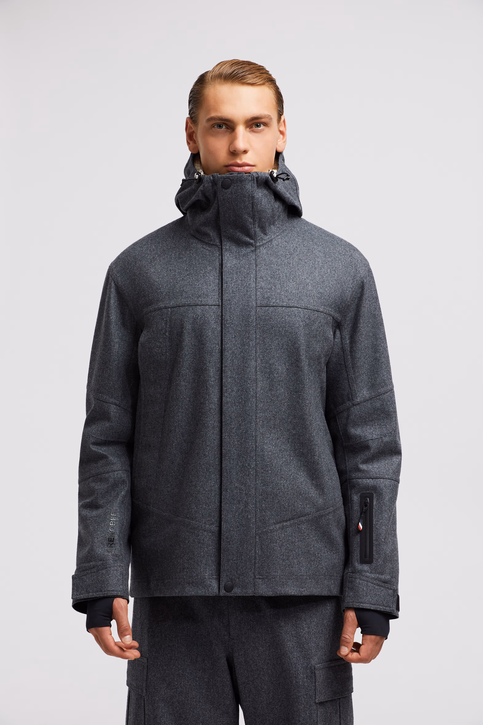 Chaqueta de esquí Avoriaz Hombre Gris oscuro Moncler 3
